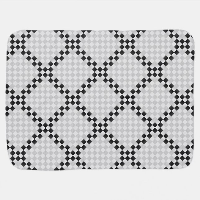 Chess Pad by Kenneth Yoncich Swaddle Blanket (Horizontal)
