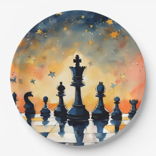 Chess Paper Plates