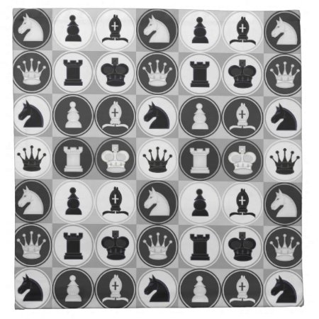 Chess Pattern Napkin