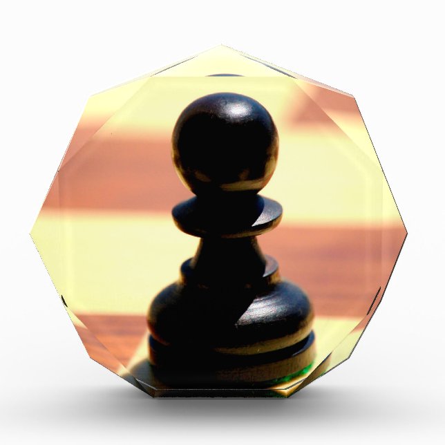 Chess Pawn Acrylic Award (Front)