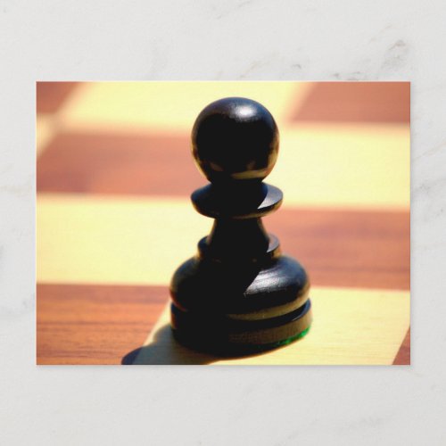 Chess Pawn Postcard