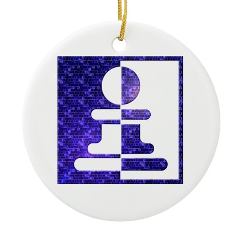 chess Pawn Reflections Ornament