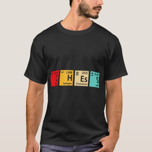 Chess Periodic Table Chess Player Pun Quote  T_Shirt