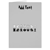 CHESS - personalized CHESS player Cards (Front)