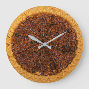 Chess Pie Time Large Clock