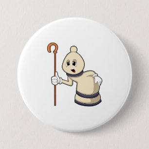 Chess piece Bishop at Chess Button