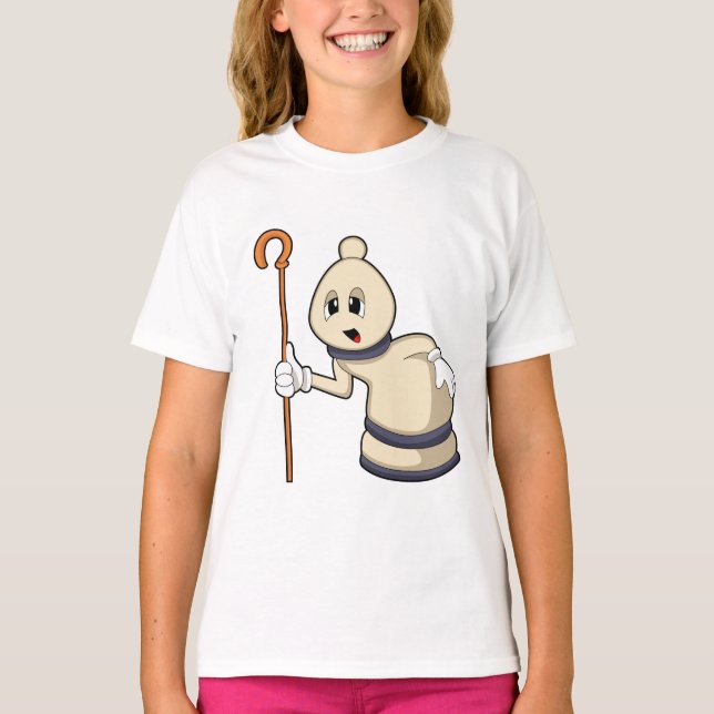 Chess piece Bishop at Chess T-Shirt (Front)