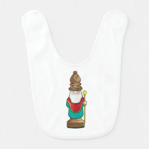 Chess piece Bishop Chess Baby Bib