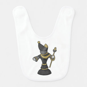 Chess piece Bishop Staff Chess Baby Bib