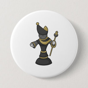 Chess piece Bishop Staff Chess Button