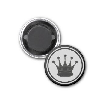 Chess Piece Black Queen Magnet by Chess_store at Zazzle