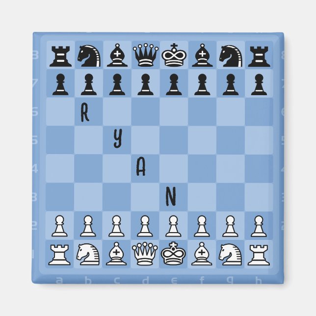 Chess Piece Board Magnet (Front)