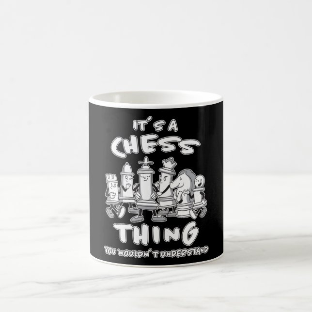 Chess Piece Chess Player Chess Game Gift Coffee Mug (Center)