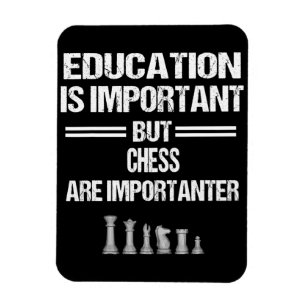 Chess Piece Education Humor Sarcastic Funny Christ Magnet