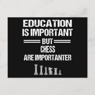 Chess Piece Education Humor Sarcastic Funny Christ Postcard