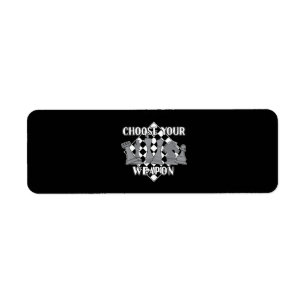 chess piece game strategy gift  a chess player label