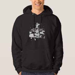 Chess Piece Graffiti Strategy Game Hoodie