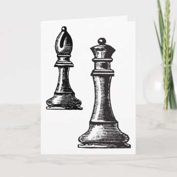 Chess Piece Greeting Card  Blank Any Occasion Card by megnomad at Zazzle