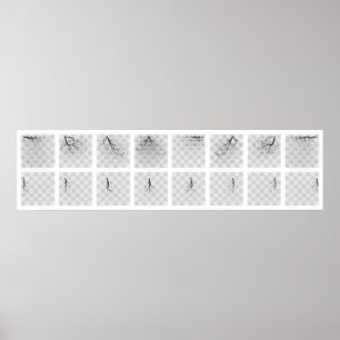 Chess Piece Journeys (Black's Side) Poster