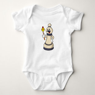 Chess piece King at Chess.PNG Baby Bodysuit