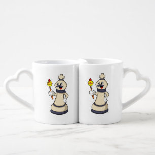 Chess piece King at Chess.PNG Coffee Mug Set