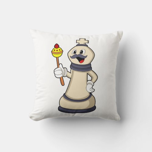 Chess piece King at ChessPNG Throw Pillow