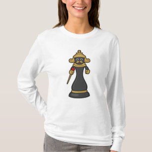 Chess piece King at Chess with Staff T-Shirt
