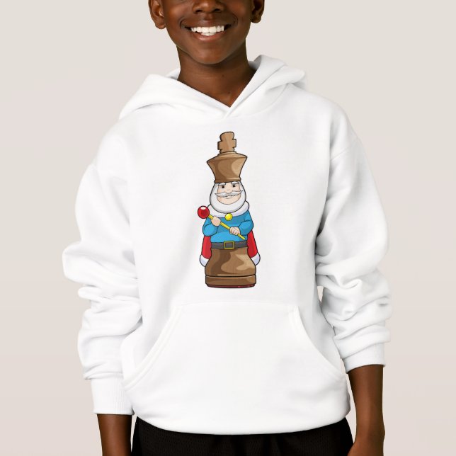 Chess piece King Chess Hoodie (Front)
