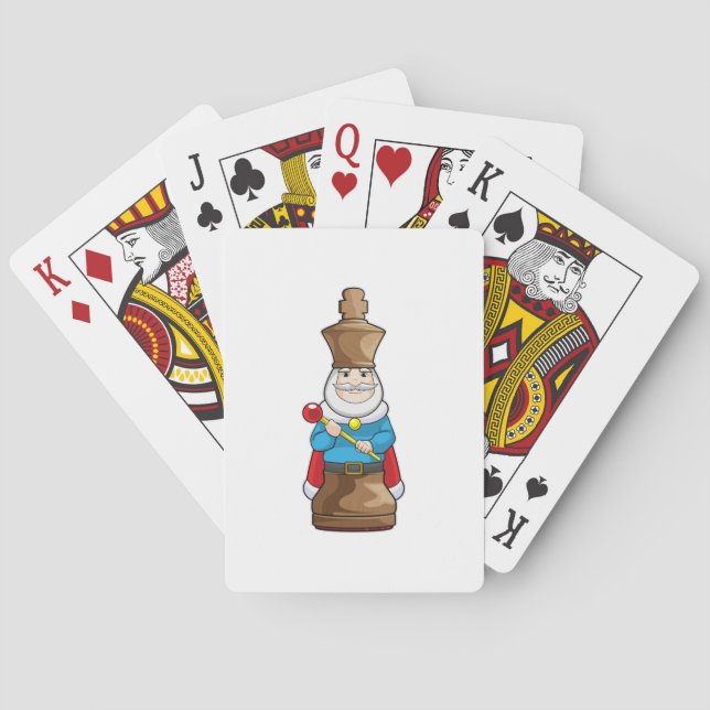 Chess piece King Chess Poker Cards (Back)