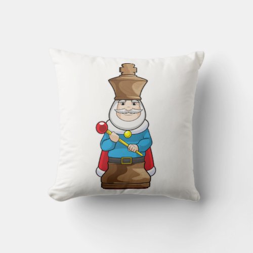 Chess piece King Chess Throw Pillow