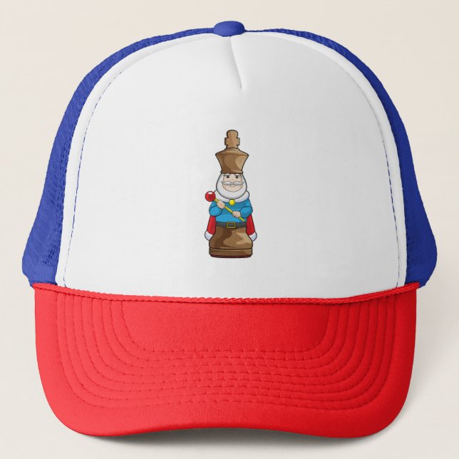 Chess piece King Chess Trucker Hat (Front)