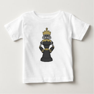 Chess piece King Crown Chess Baby T-Shirt
