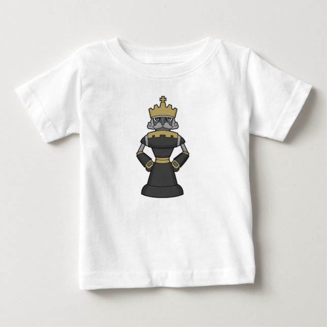 Chess piece King Crown Chess Baby T-Shirt (Front)