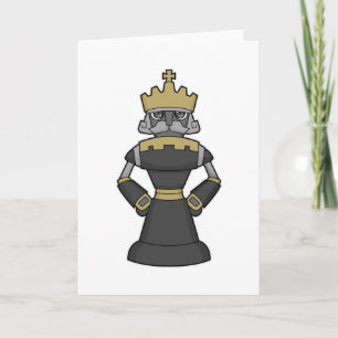Chess piece King Crown Chess Card