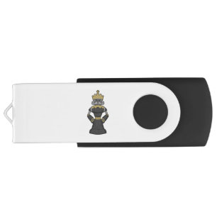Chess piece King Crown Chess Flash Drive