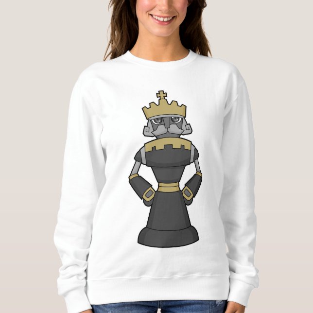 Chess piece King Crown Chess Sweatshirt (Front)