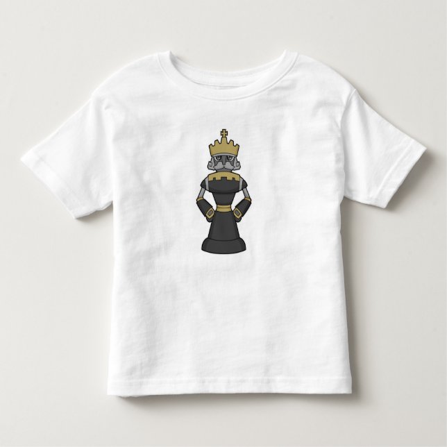 Chess piece King Crown Chess Toddler T-shirt (Front)