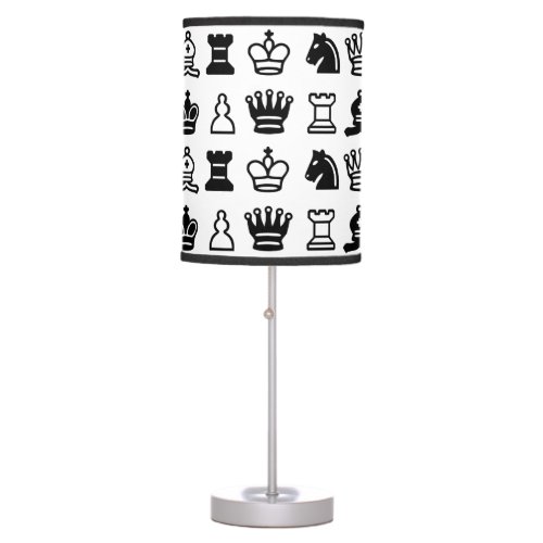 Chess Piece Pattern Table Lamp