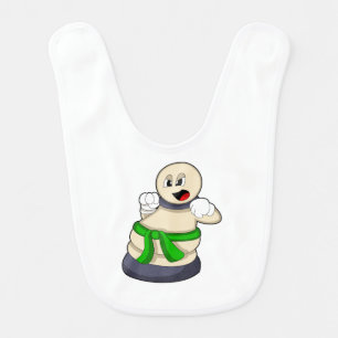 Chess piece Pawn at Chess Baby Bib