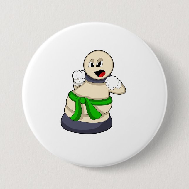 Chess piece Pawn at Chess Button (Front)