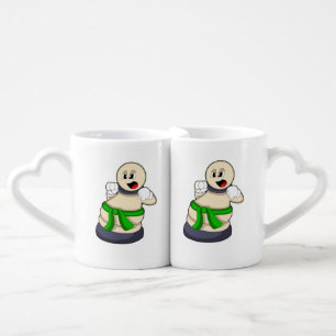 Chess piece Pawn at Chess Coffee Mug Set