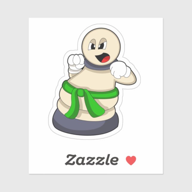 Chess piece Pawn at Chess Sticker (Sheet)