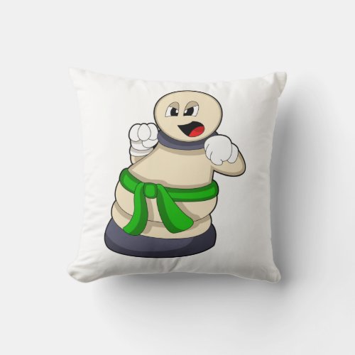 Chess piece Pawn at Chess Throw Pillow