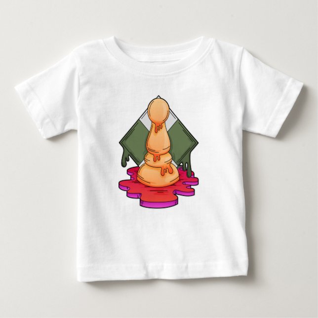 Chess piece Pawn Baby T-Shirt (Front)