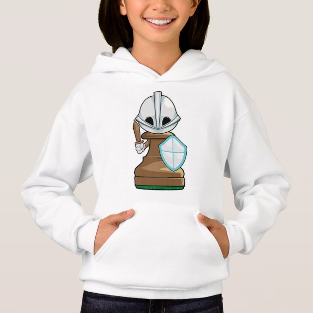 Chess piece Pawn Chess Hoodie (Front)