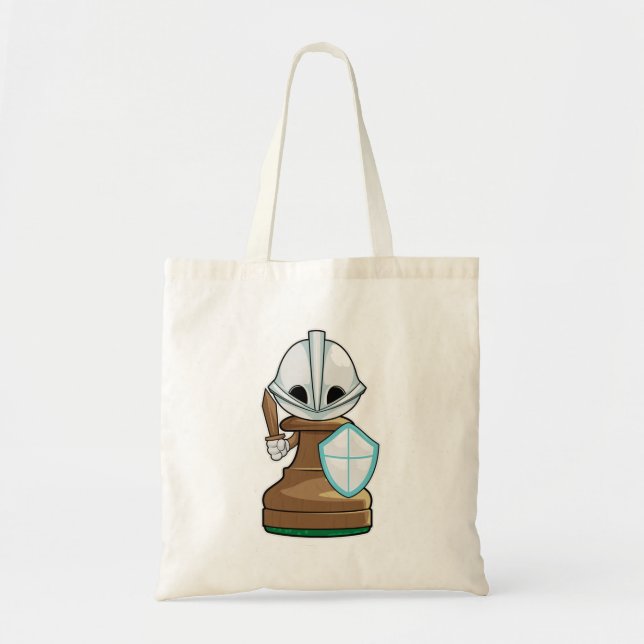 Chess piece Pawn Chess Tote Bag (Front)