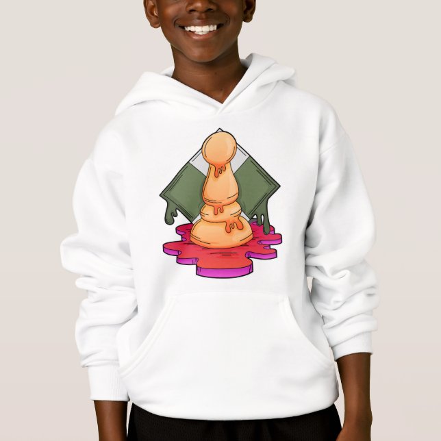 Chess piece Pawn Hoodie (Front)