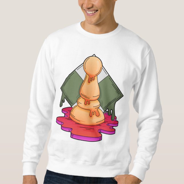 Chess piece Pawn Sweatshirt (Front)