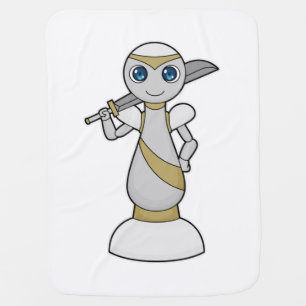 Chess piece Pawn Sword Chess Baby Blanket