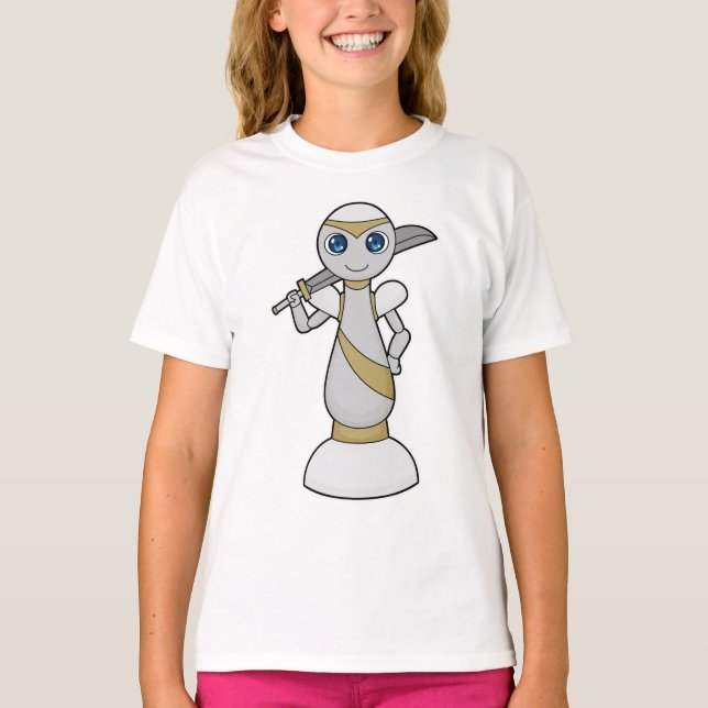 Chess piece Pawn Sword Chess T-Shirt (Front)